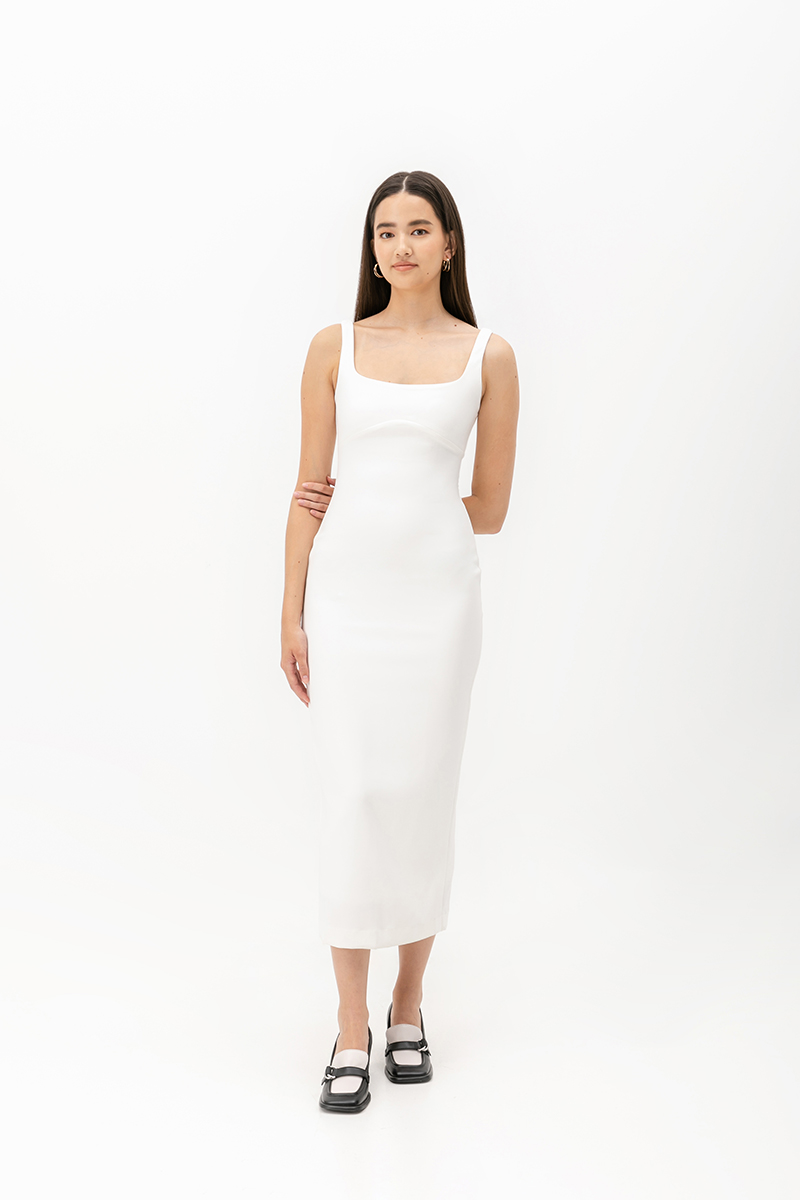 *BACKORDER* LOWEN SHEATH MIDI DRESS 