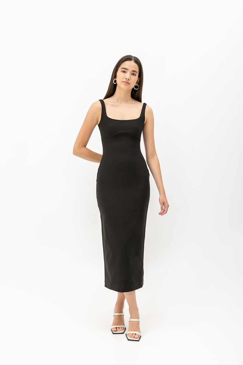 *BACKORDER* LOWEN SHEATH MIDI DRESS 