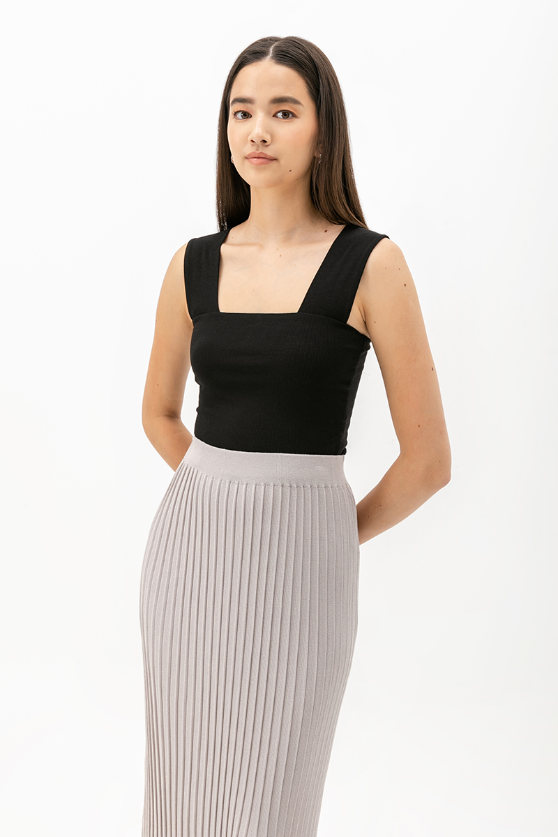 NOELY LONG KNITTED SKIRT