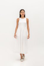 WREN CONTRAST MIDI DRESS WREN CONTRAST MIDI DRESS