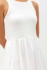 WREN CONTRAST MIDI DRESS WREN CONTRAST MIDI DRESS