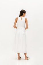 WREN CONTRAST MIDI DRESS WREN CONTRAST MIDI DRESS