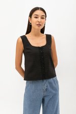 JODY COTTON EYELET TOP JODY COTTON EYELET TOP