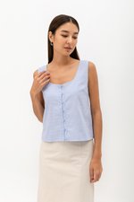 JODY COTTON EYELET TOP JODY COTTON EYELET TOP