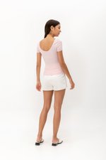 GRACIE POINTELLE TEE GRACIE POINTELLE TEE