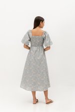 WISTERIA FLORAL SMOCKED DRESS