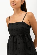 BRINA EYELET PEPLUM CAMI TOP BRINA EYELET PEPLUM CAMI TOP