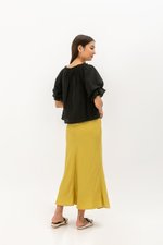 ALVA PUFF SLEEVE TIE-NECK TOP ALVA PUFF SLEEVE TIE-NECK TOP
