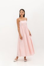 CARMIA LACE TRIM MAXI DRESS