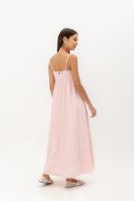 CARMIA LACE TRIM MAXI DRESS