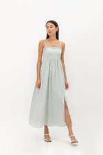 CARMIA LACE TRIM MAXI DRESS