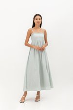 CARMIA LACE TRIM MAXI DRESS
