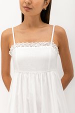 CARMIA LACE TRIM MAXI DRESS