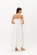 CARMIA LACE TRIM MAXI DRESS