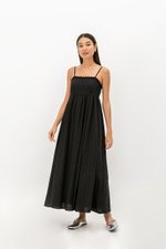CARMIA LACE TRIM MAXI DRESS