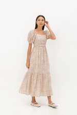 NATALINE BOTANICAL PANEL MIDI DRESS NATALINE BOTANICAL PANEL MIDI DRESS