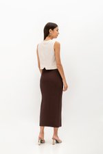 LUCIA KNITTED SKIRT WITH SLIT LUCIA KNITTED SKIRT WITH SLIT