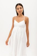 LEIRIA PADDED OPEN BACK MAXI DRESS