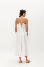 LEIRIA PADDED OPEN BACK MAXI DRESS