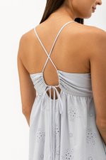LEIRIA PADDED OPEN BACK MAXI DRESS