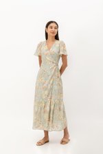 LILYA MAXI WRAP DRESS LILYA MAXI WRAP DRESS