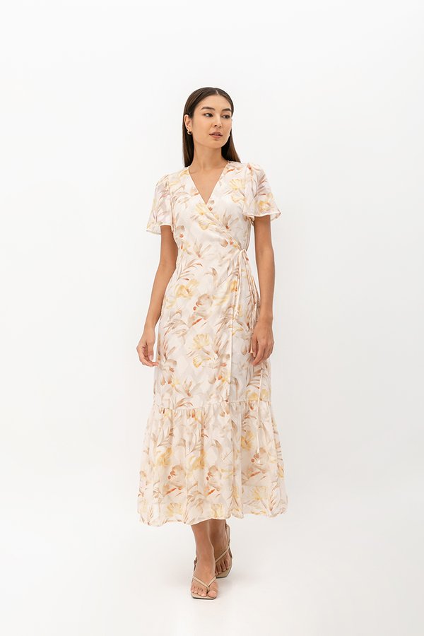 LILYA MAXI WRAP DRESS