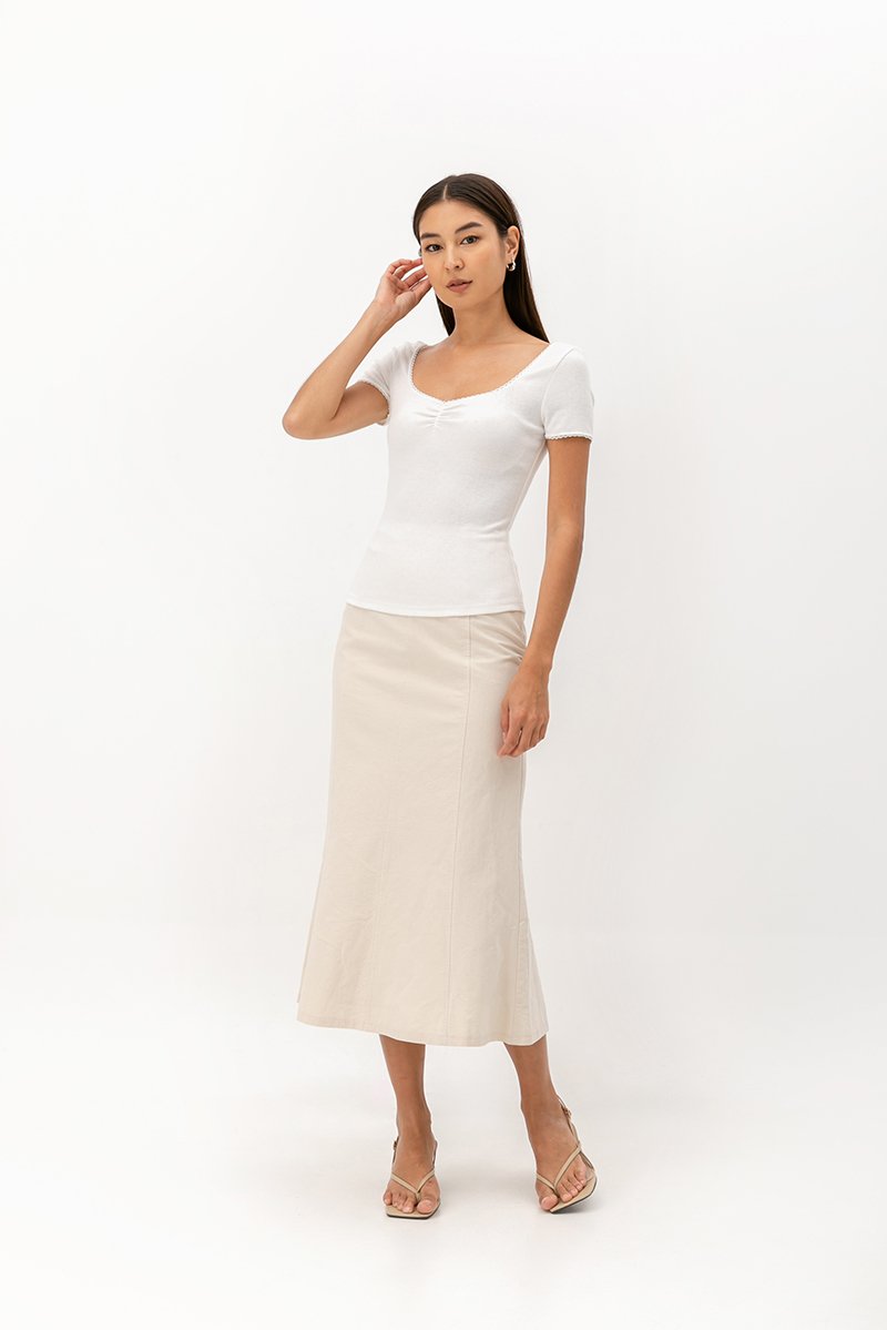 GRACIE POINTELLE TEE