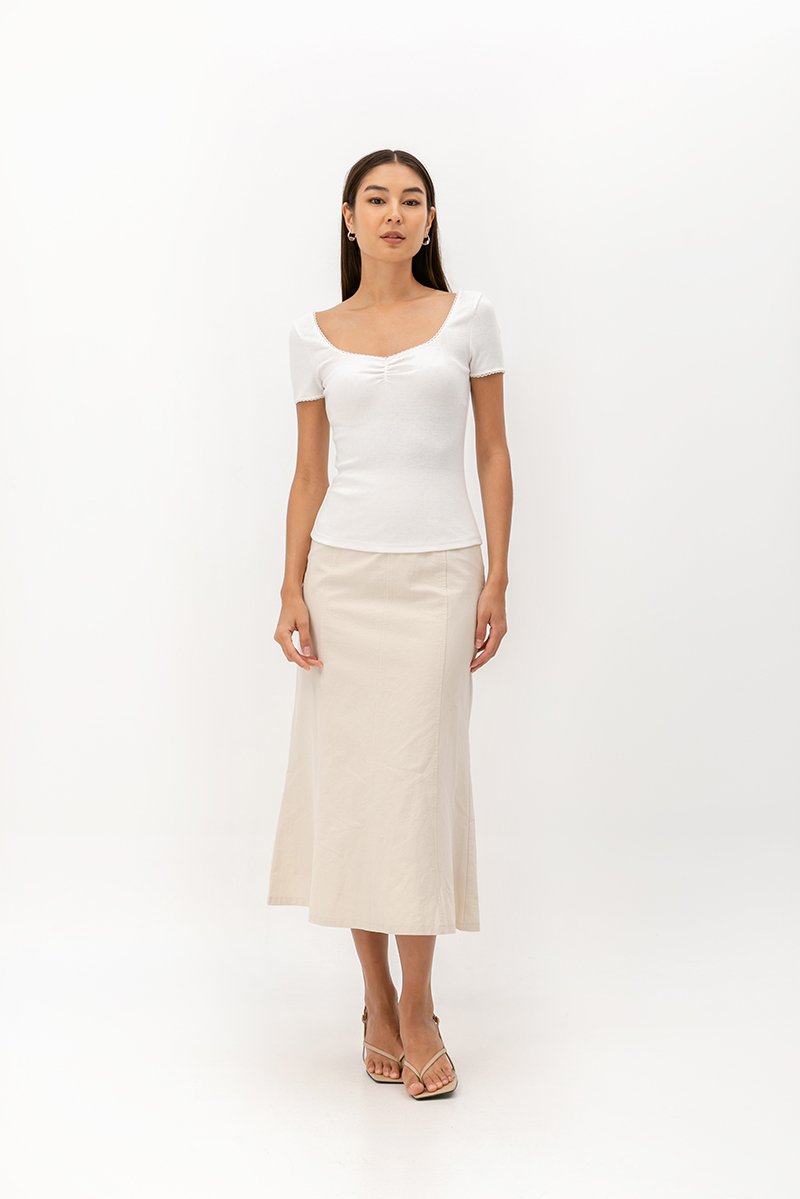 GRACIE POINTELLE TEE
