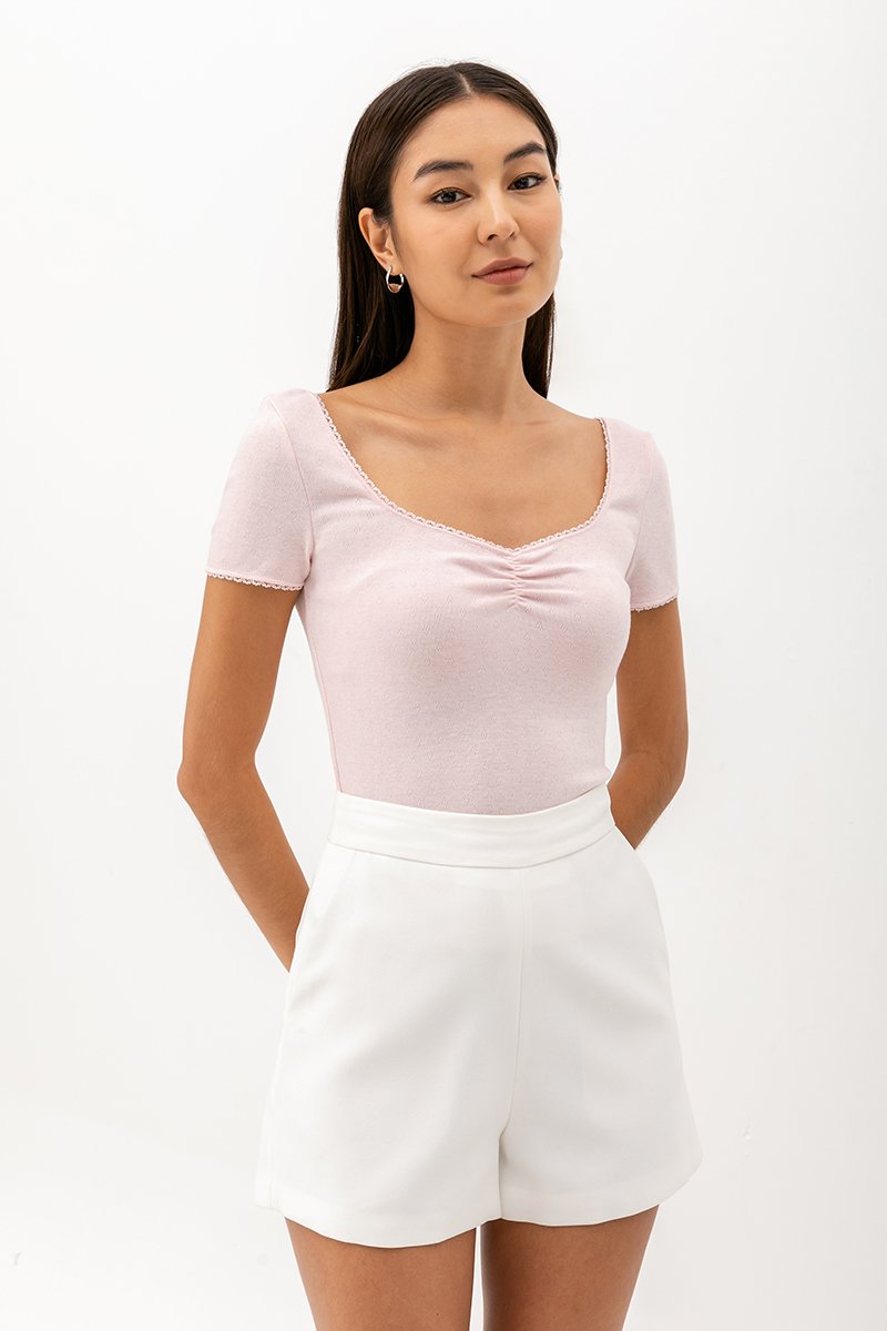 GRACIE POINTELLE TEE