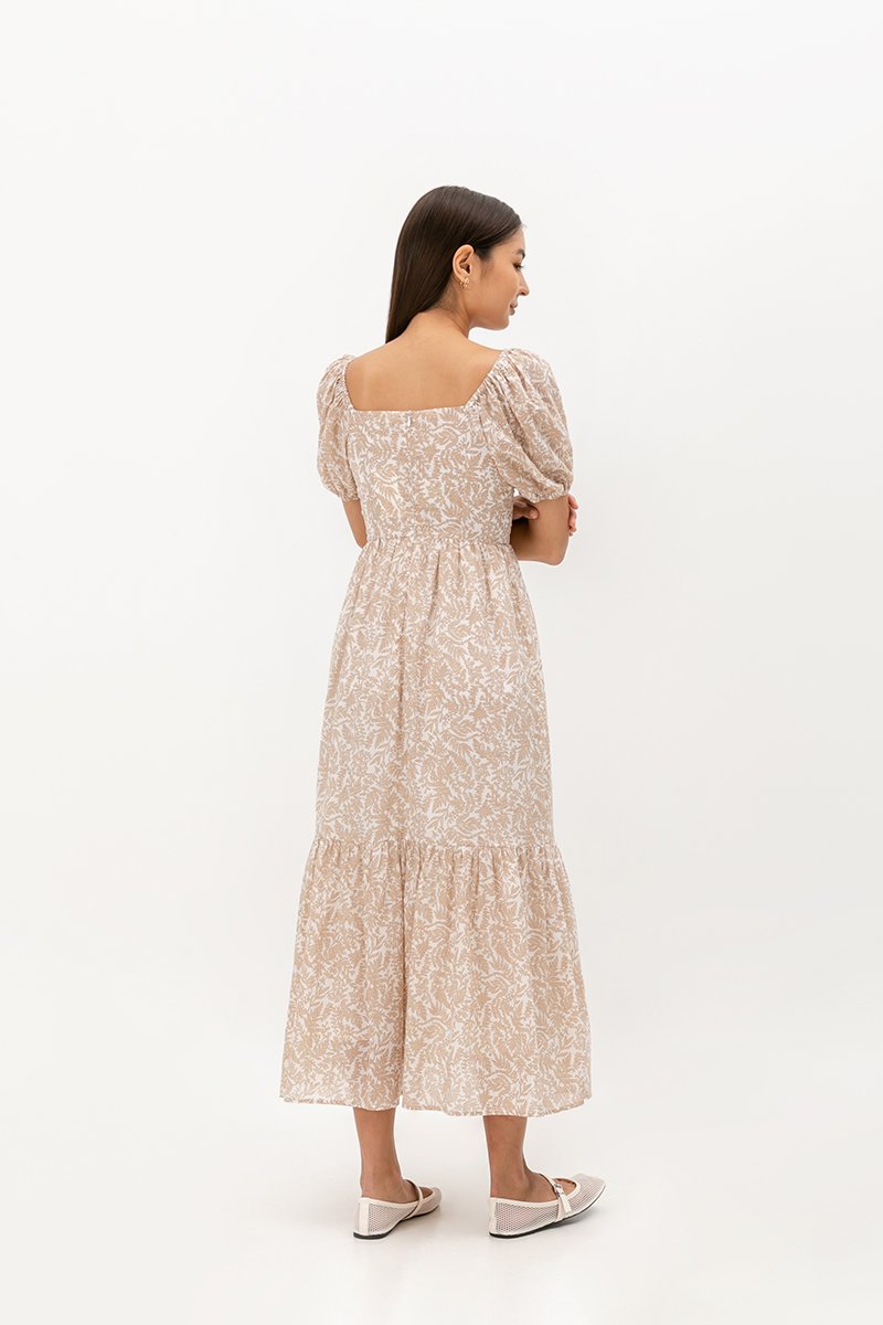 NATALINE BOTANICAL PANEL MIDI DRESS NATALINE BOTANICAL PANEL MIDI DRESS