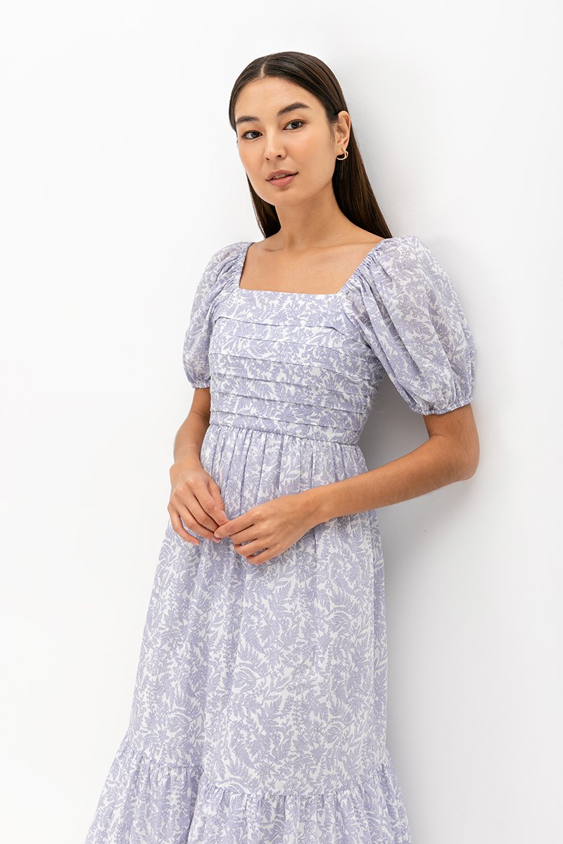 NATALINE BOTANICAL PANEL MIDI DRESS NATALINE BOTANICAL PANEL MIDI DRESS
