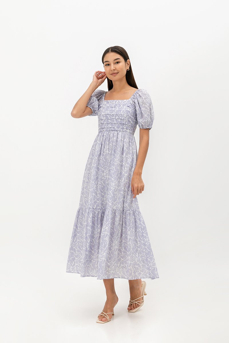 NATALINE BOTANICAL PANEL MIDI DRESS NATALINE BOTANICAL PANEL MIDI DRESS