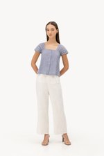 NICOLA BUTTONDOWN TOP