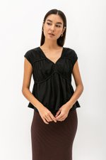 *BACKORDER 4* VIVY BABYDOLL EMPIRE TOP