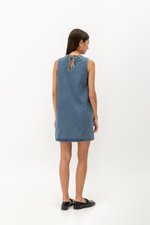 DUNE DENIM SHIFT MINI DRESS DUNE DENIM SHIFT MINI DRESS