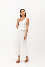 DORALYNN EYELET TOP