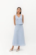 CHERIE EYELET BIAS CUT SKIRT