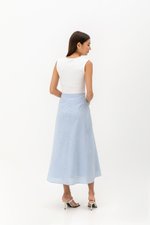 CHERIE EYELET BIAS CUT SKIRT
