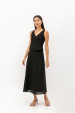 CHERIE EYELET BIAS CUT SKIRT