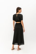 CHERIE EYELET BIAS CUT SKIRT