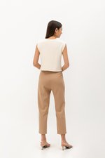 ARIA PADDED SHOULDER TOP