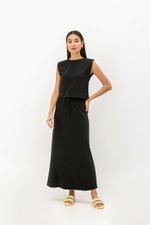 ARIA PADDED SHOULDER TOP