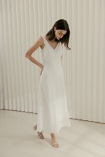 RACHELLE FLUTTER SLEEVE EYELET MIDI DRESS RACHELLE FLUTTER SLEEVE EYELET MIDI DRESS