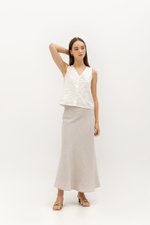 SPIROGRAPH BUTTONDOWN VEST TOP