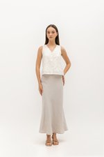 SPIROGRAPH BUTTONDOWN VEST TOP