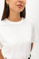 COLLINS ROLLED SLEEVE OVERSIZED TEE