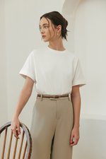 COLLINS ROLLED SLEEVE OVERSIZED TEE