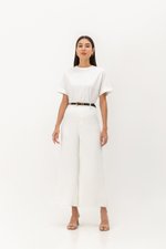 COLLINS ROLLED SLEEVE OVERSIZED TEE