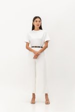 COLLINS ROLLED SLEEVE OVERSIZED TEE