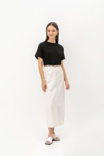 COLLINS ROLLED SLEEVE OVERSIZED TEE